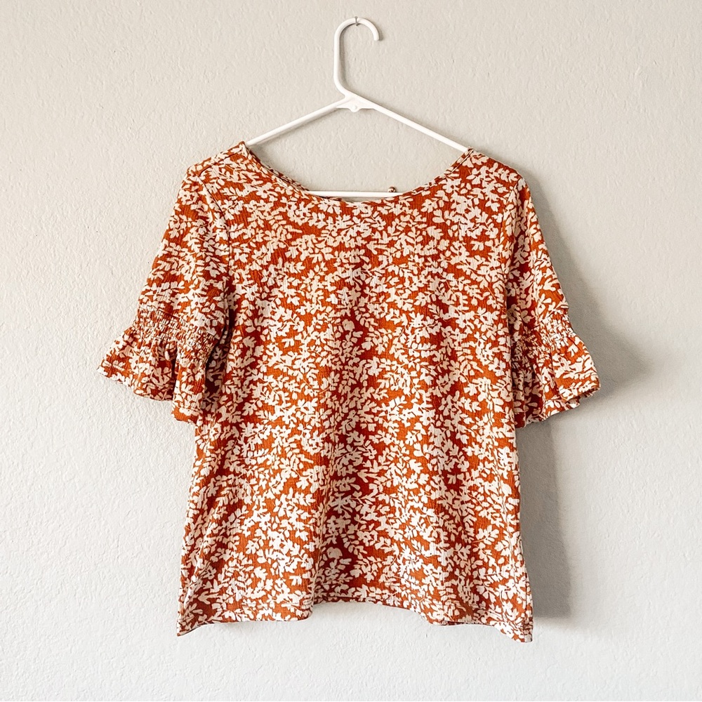 LC Lauren Conrad fall 3/4 length sleeve top
